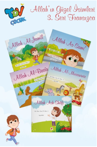 Les Beaux Noms D' Allah ;( Allahın Güzel İsimleri 3 Set 5 Kitap )